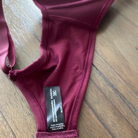 Maroon ‘Just for the Weekend’ Wireless Bra - Picture 4 of 4